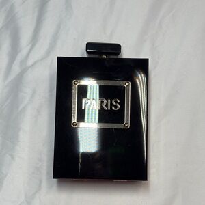 Black Paris Clutch with Strap